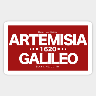 Artemisia Galileo 1620 Sticker